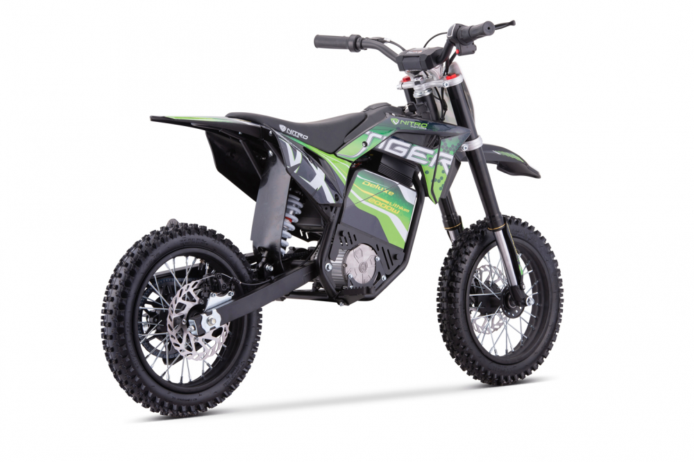 Motocicleta electrica Nitro Tiger VX DLX  2000W 12/12 60V 13Ah Lithiu ION, culoare verde [2]