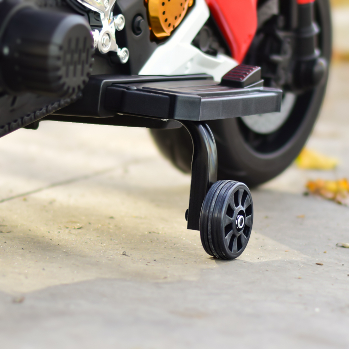 Motocicleta electrica pentru 3-9 ani, Kinderauto TR15 SuperBike PREMIUM, culoare Rosie [14]