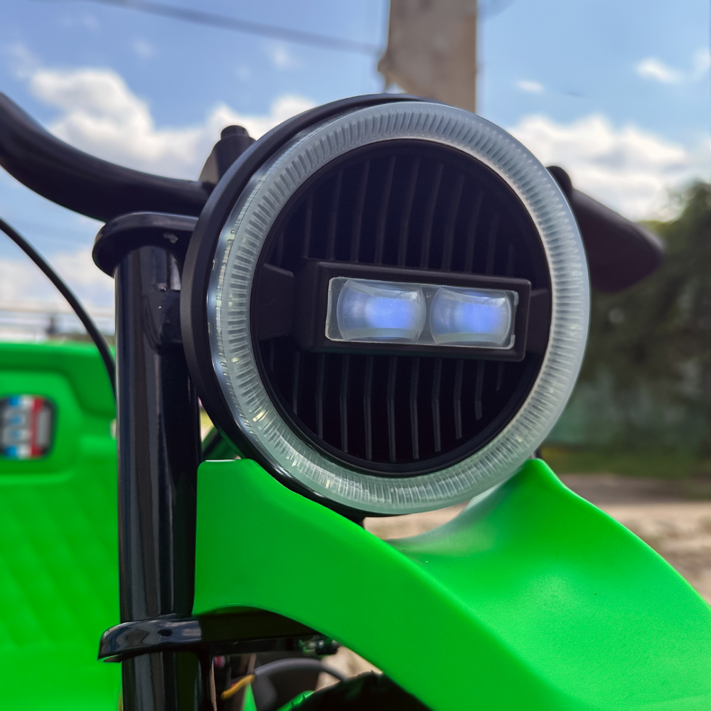 Motocicleta electrica pentru copii 5-12 ani, Kinderauto Drift-Trike, 500W, 24V 10Ah, verde [16]
