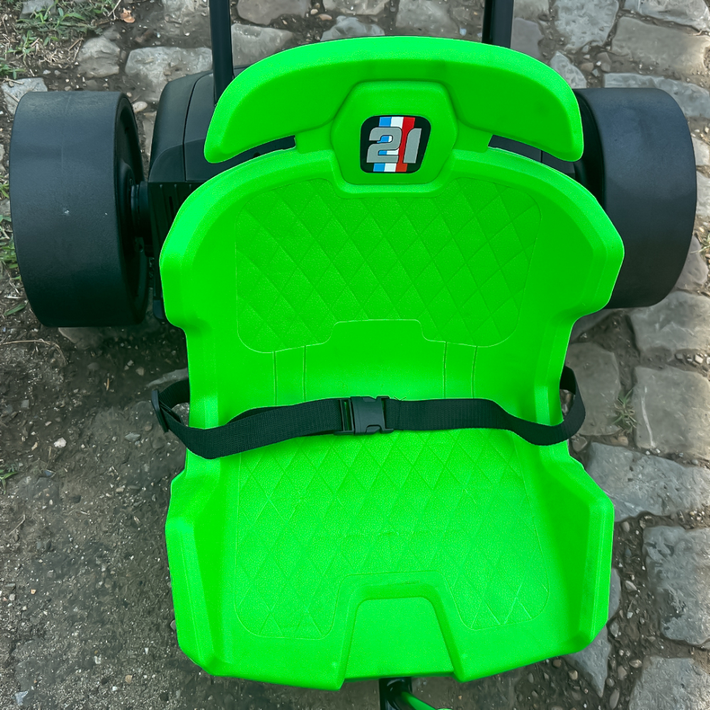 Motocicleta electrica pentru copii 5-12 ani, Kinderauto Drift-Trike, 500W, 24V 10Ah, verde [14]