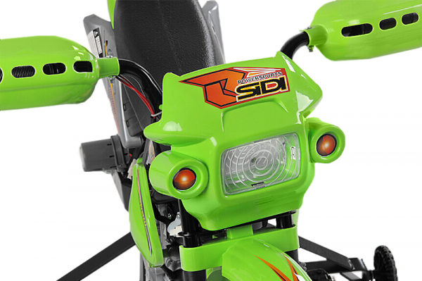 Motocicleta electrica pentru copii BJ014 45W 6V STANDARD #Verde [2]