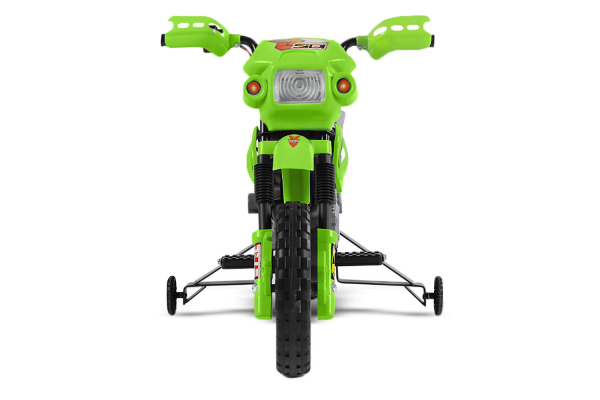 Motocicleta electrica pentru copii BJ014 45W 6V STANDARD #Verde [6]