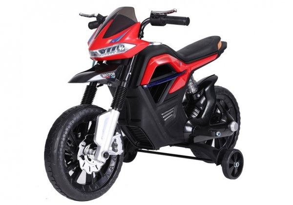 Motocicleta electrica pentru copii BJT5158 45W 6V STANDARD #Rosu [2]