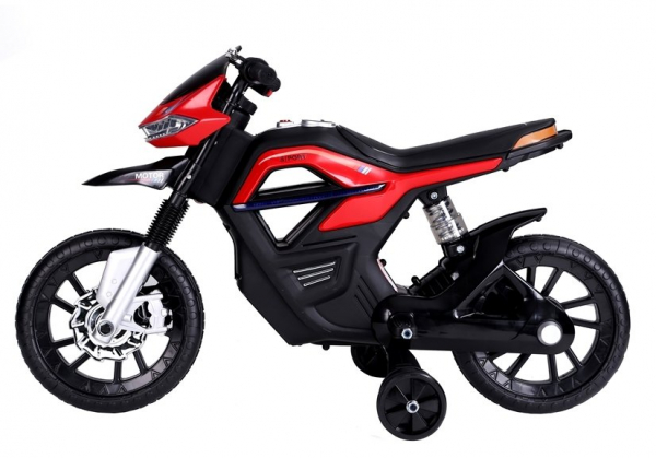 Motocicleta electrica pentru copii BJT5158 45W 6V STANDARD #Rosu [3]