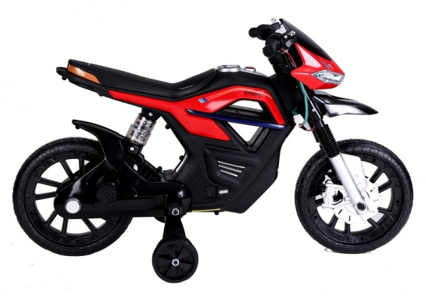 Motocicleta electrica pentru copii BJT5158 45W 6V STANDARD #Rosu [6]