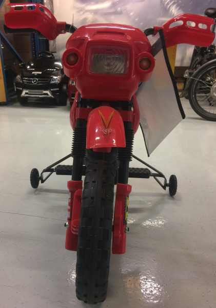 Motocicleta electrica pentru copii BJ014 45W 6V STANDARD #Rosu [4]
