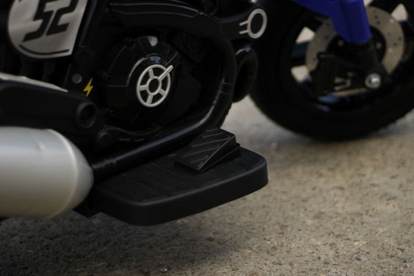 Motocicleta electrica pentru copii BT307 60W CU ROTI Gonflabile #Albastru [7]