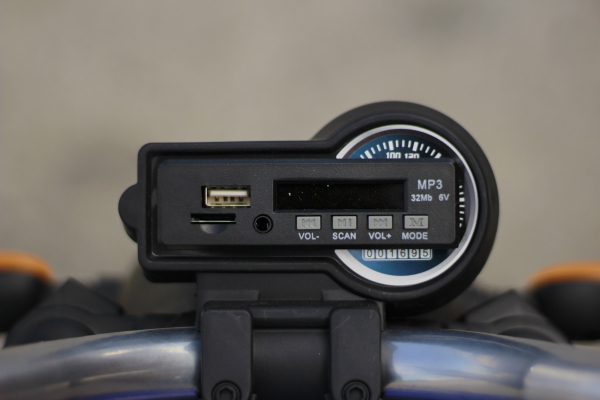 Motocicleta electrica pentru copii BT307 60W CU ROTI Gonflabile #Albastru [11]