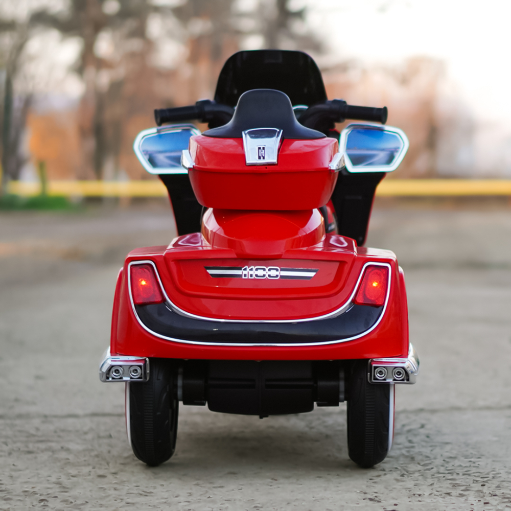 Motocicleta Chopper Royce copii, 80W, 12V, rosu [7]