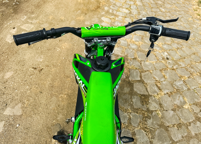 Motocicleta electrica pentru copii Eco Jackal 1000W 10 inch, culoare Verde [8]