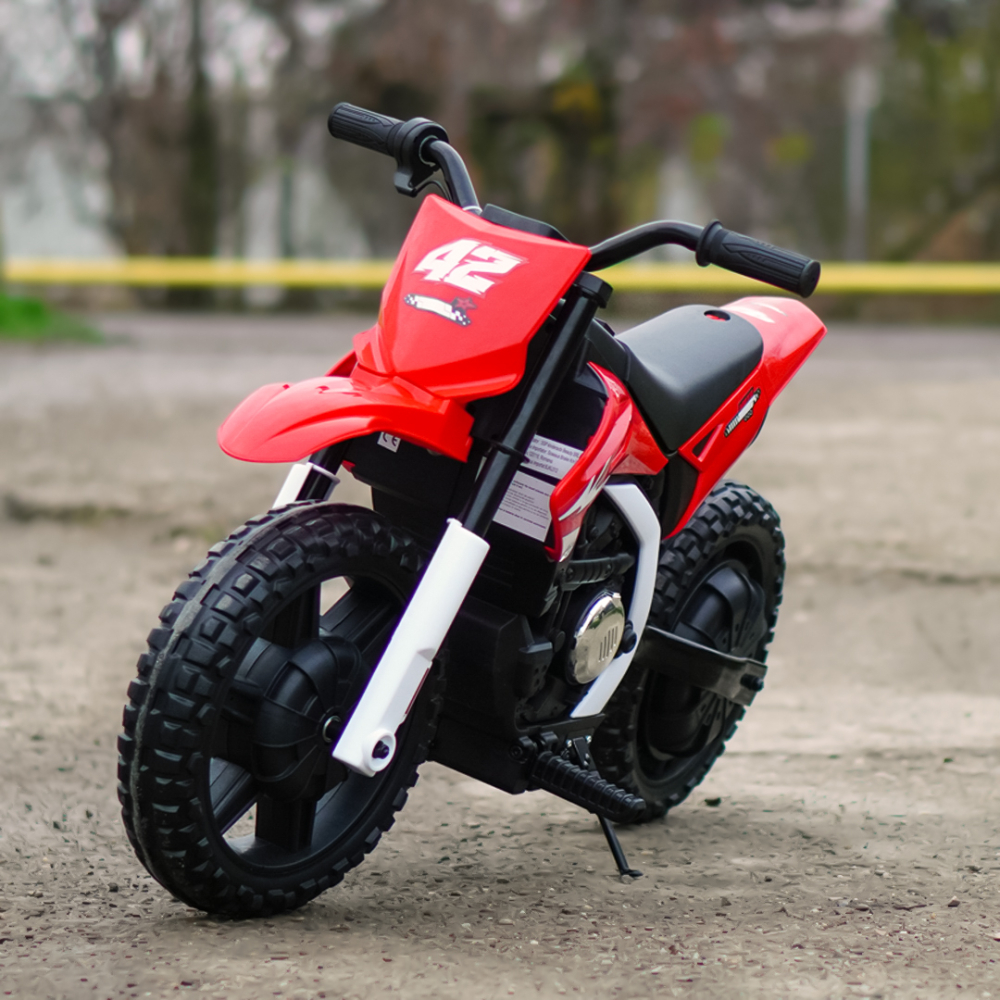 Motocicleta electrica pentru copii, Kinderauto BalanceBike 350W 24V, culoare rosie [7]