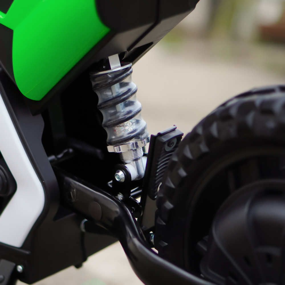 Motocicleta electrica pentru copii, Kinderauto BalanceBike 350W 24V, culoare verde [7]