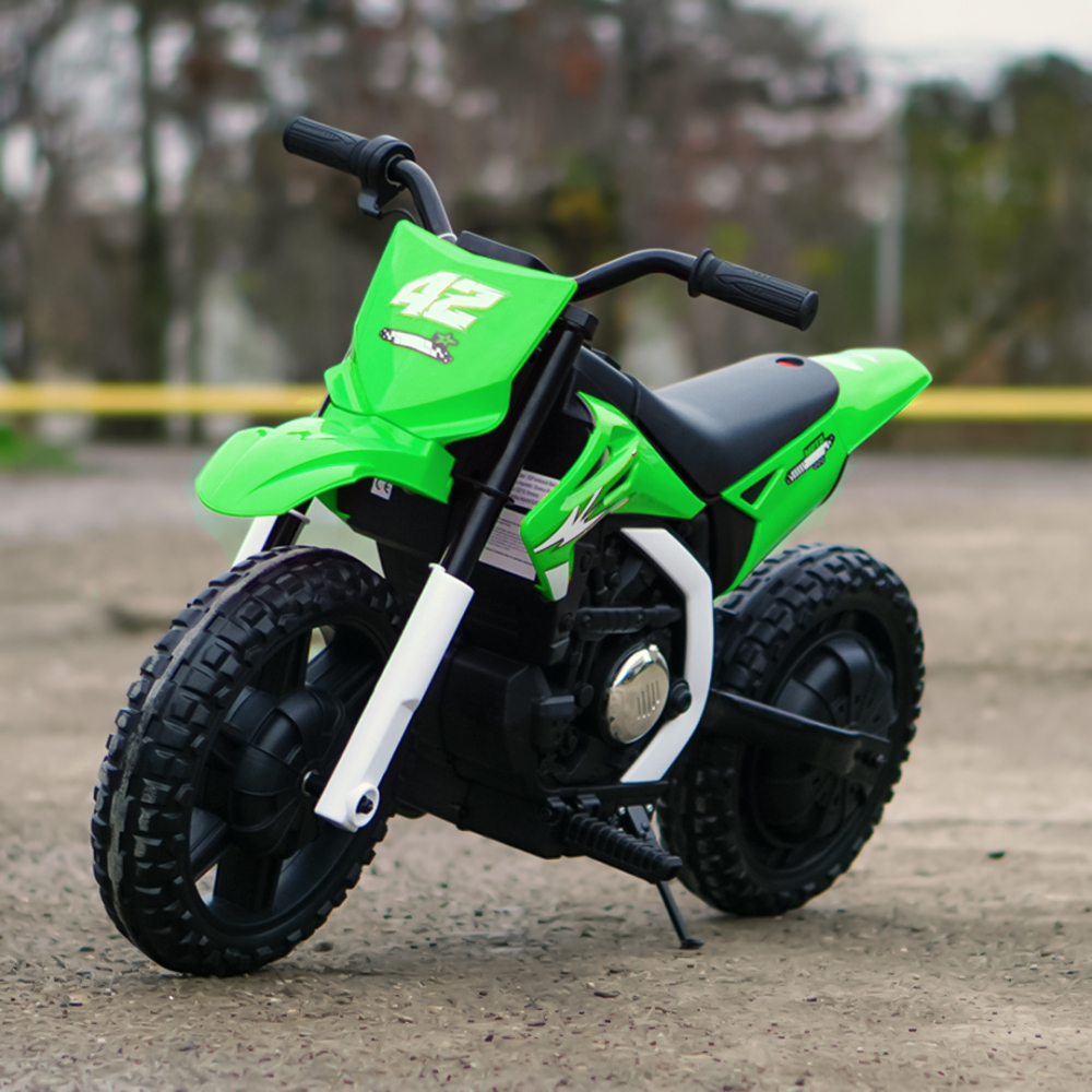 Motocicleta electrica pentru copii, Kinderauto BalanceBike 350W 24V, culoare verde [2]