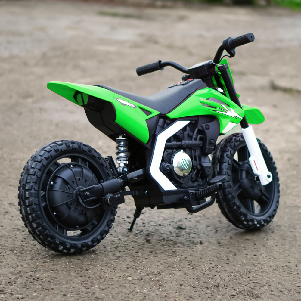 Motocicleta electrica pentru copii, Kinderauto BalanceBike 350W 24V, culoare verde [6]