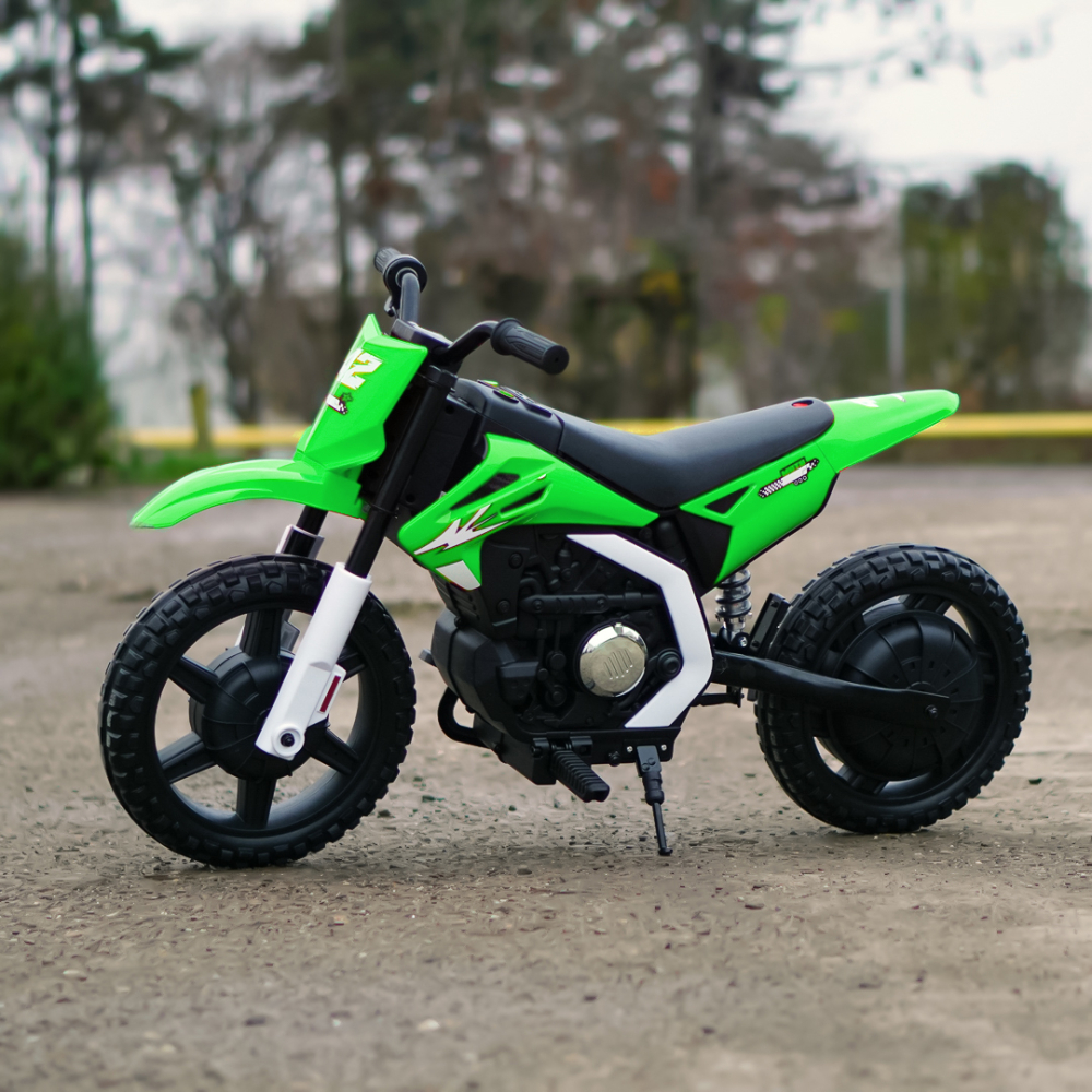Motocicleta electrica pentru copii, Kinderauto BalanceBike 350W 24V, culoare verde [3]