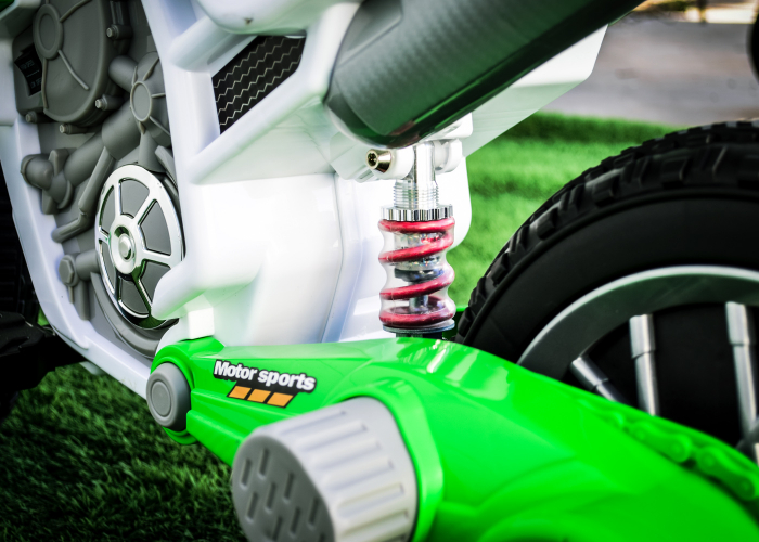 Motocicleta electrica pentru copii Kinderauto BJH022 70W 12V, culoare Verde [13]