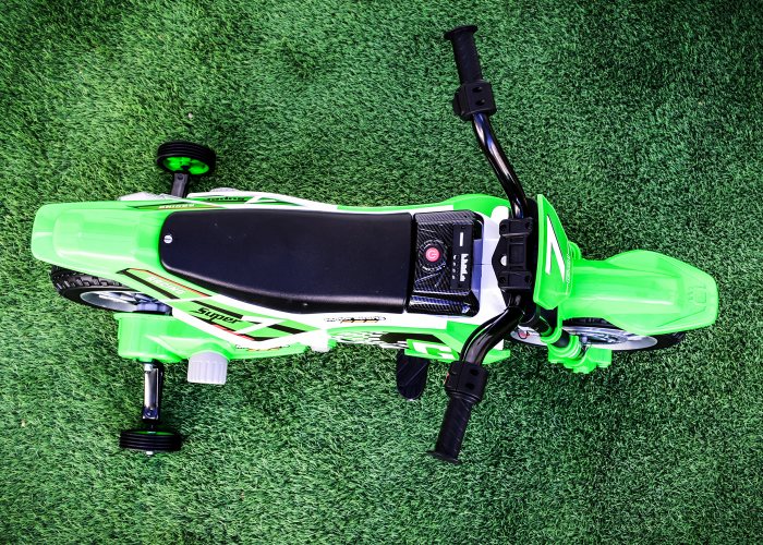 Motocicleta electrica pentru copii Kinderauto BJH022 70W 12V, culoare Verde [10]