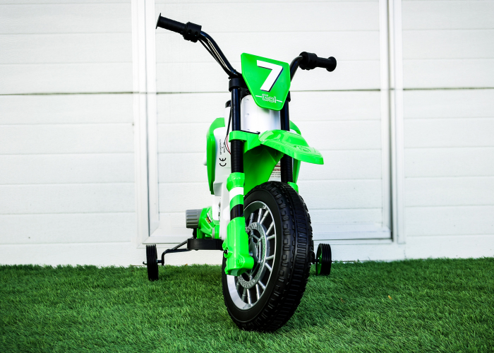 Motocicleta electrica pentru copii Kinderauto BJH022 70W 12V, culoare Verde [4]