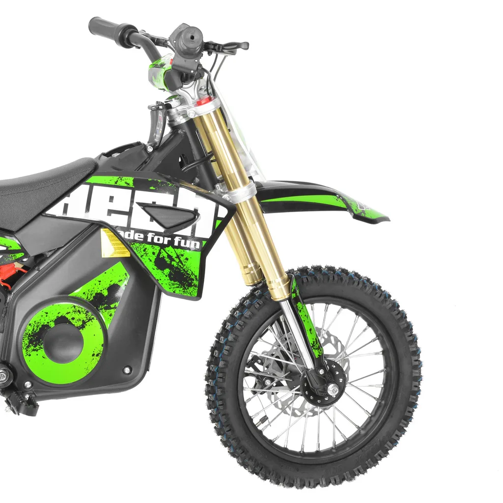 Motocicleta electrica pentru copii Kinderauto MotoBike 25 1000W 36V, roti 12/10 culoare verde [7]