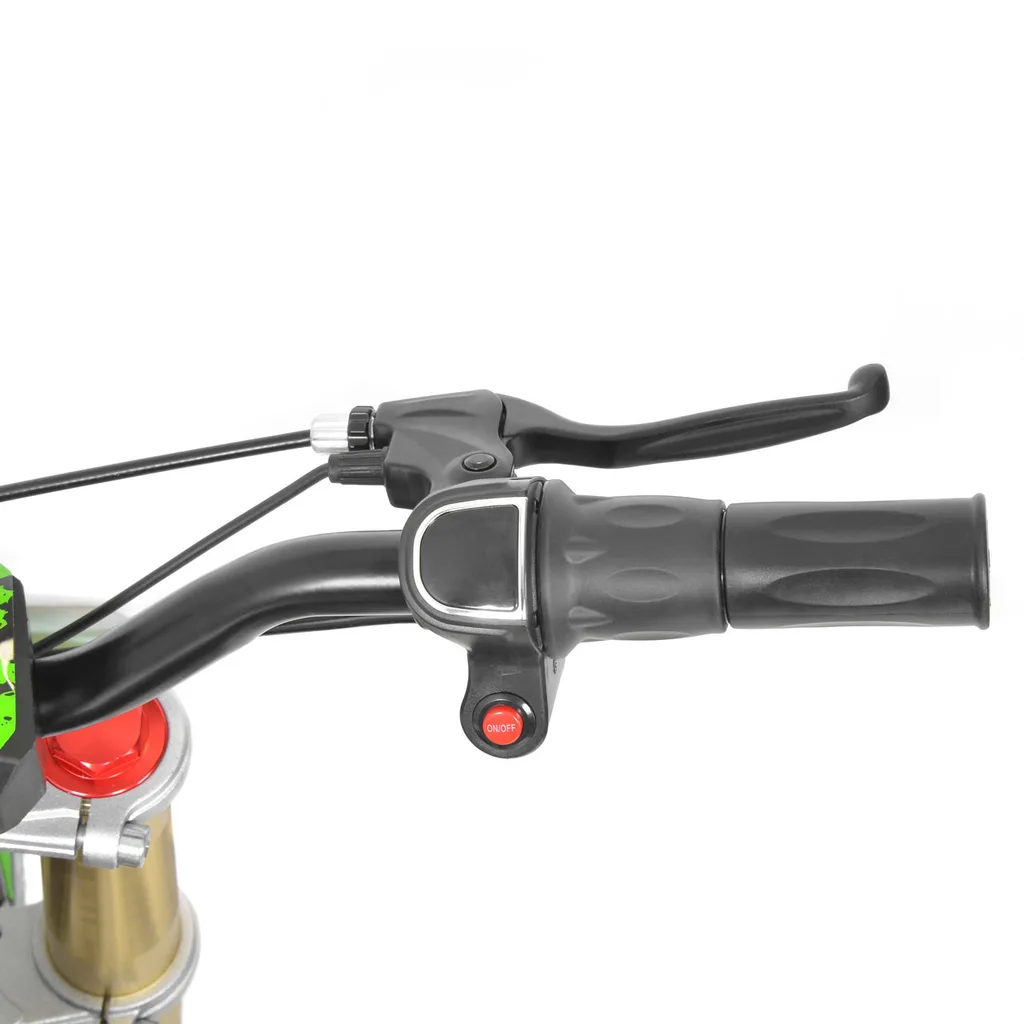 Motocicleta electrica pentru copii Kinderauto MotoBike 25 1000W 36V, roti 12/10 culoare verde [2]