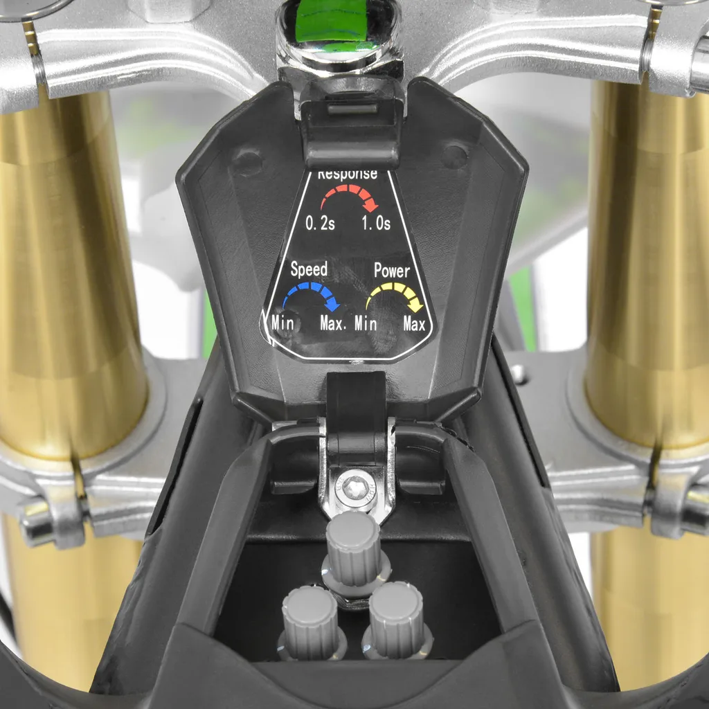 Motocicleta electrica pentru copii Kinderauto MotoBike 25 1000W 36V, roti 12/10 culoare verde [12]