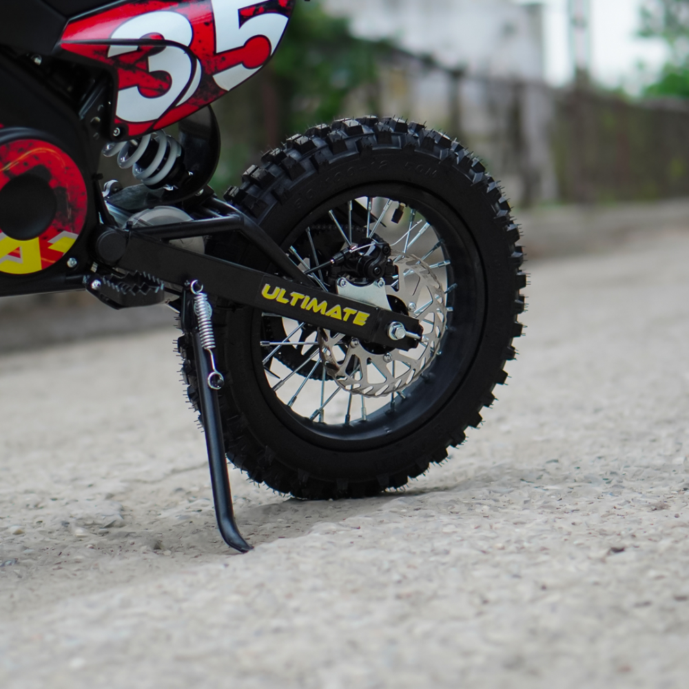 Motocicleta electrica pentru copii Kinderauto Motobike 35 1500W 48V roti 14/12, culoare rosie [10]