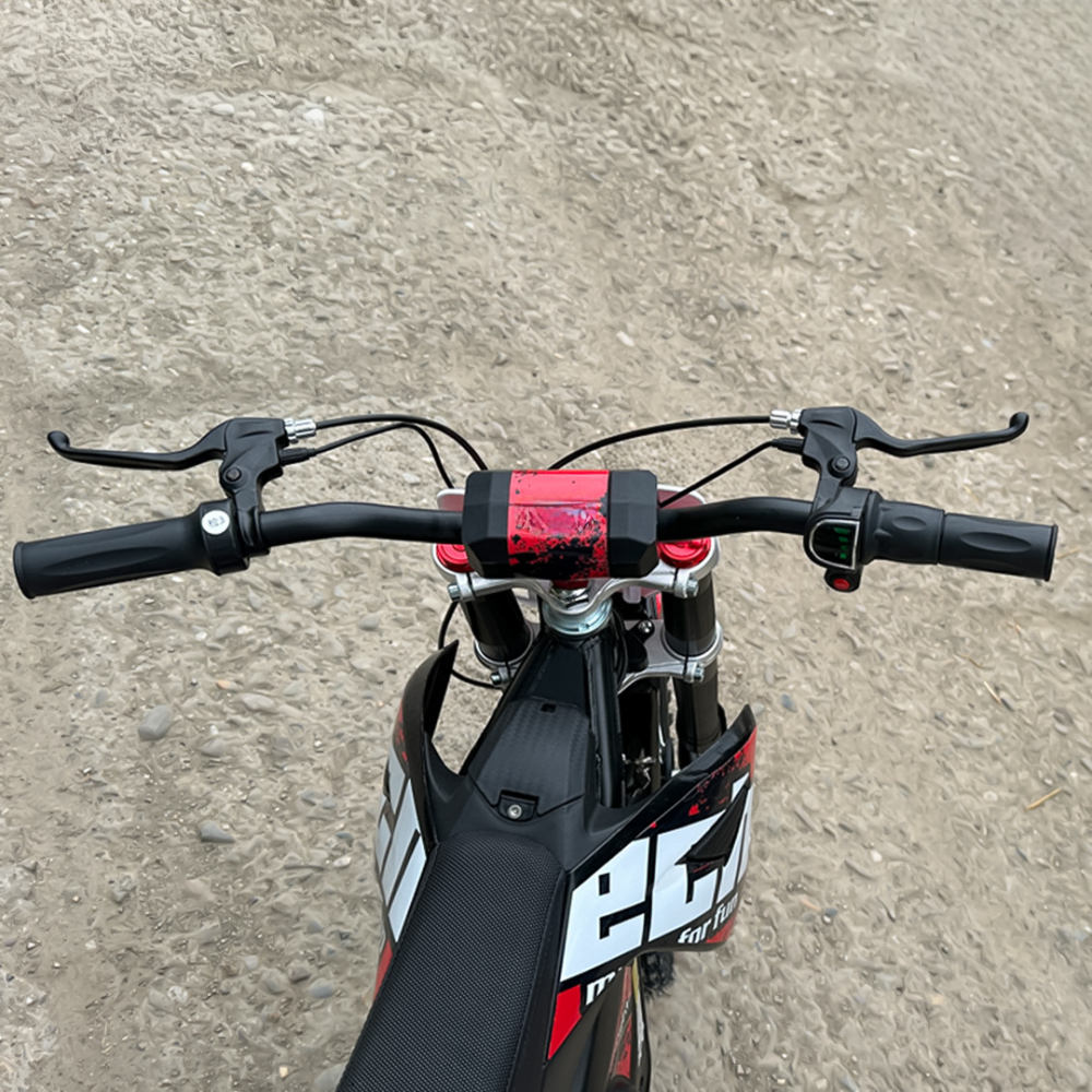 Motocicleta electrica pentru copii Kinderauto Motobike 35 1500W 48V roti 14/12, culoare rosie [12]