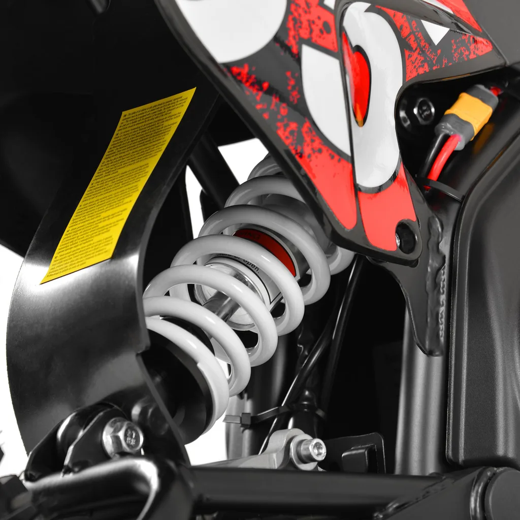 Motocicleta electrica pentru copii Kinderauto Motobike 35 1500W 48V roti 14/12, culoare rosie [22]