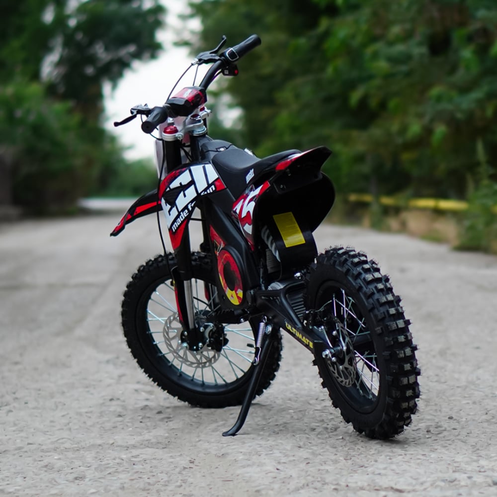 Motocicleta electrica pentru copii Kinderauto Motobike 35 1500W 48V roti 14/12, culoare rosie [8]