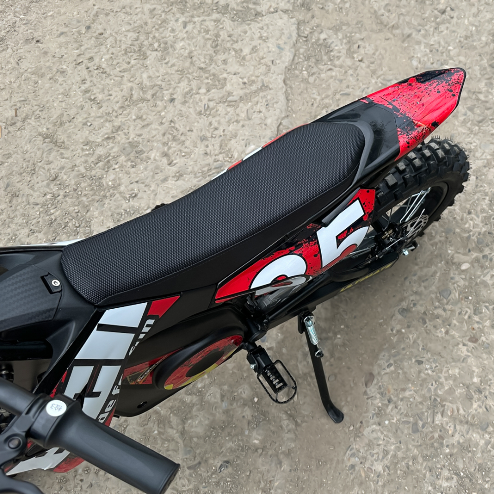 Motocicleta electrica pentru copii Kinderauto Motobike 35 1500W 48V roti 14/12, culoare rosie [11]