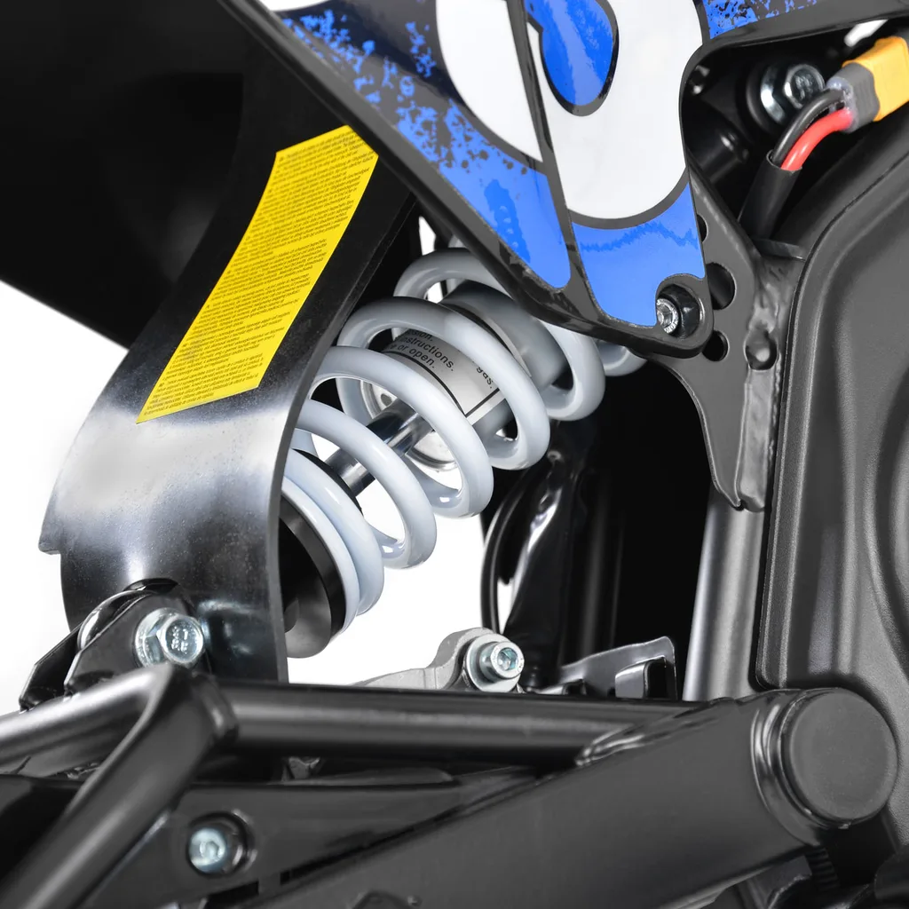 Motocicleta electrica pentru copii Kinderauto Motobike 35 1500W 48V roti 14/12, culoare albastra [4]