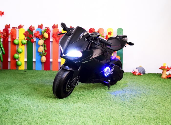 Motocicleta electrica copii 3-9 ani, SX1629, neagra [2]