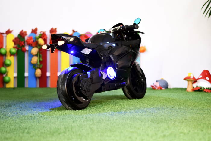 Motocicleta electrica copii 3-9 ani, SX1629, neagra [8]