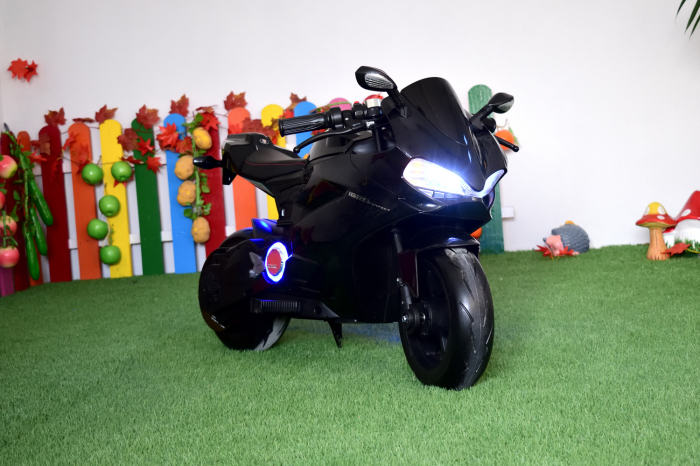 Motocicleta electrica copii 3-9 ani, SX1629, neagra [11]