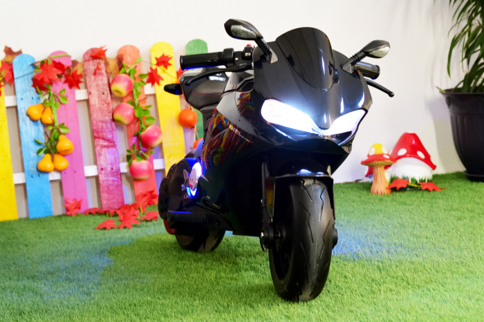 Motocicleta electrica copii 3-9 ani, SX1629, neagra [3]