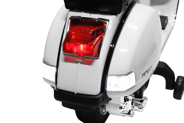 Scuter electric pentru copii Piaggio PX150 70W 12V PREMIUM #Albastru [6]