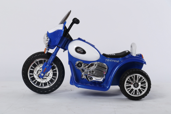 Motocicleta electrica pentru copii, POLICE JT568 35W STANDARD #Albastru [3]