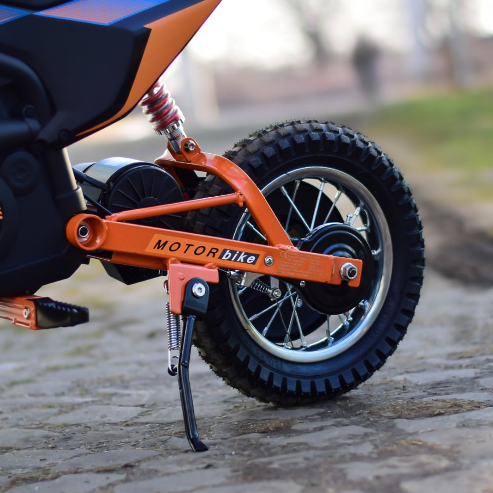 Motocicleta electrica pentru copil 4-9 ani, Kinderauto Enduro 250W 24V, culoare Albastru [11]