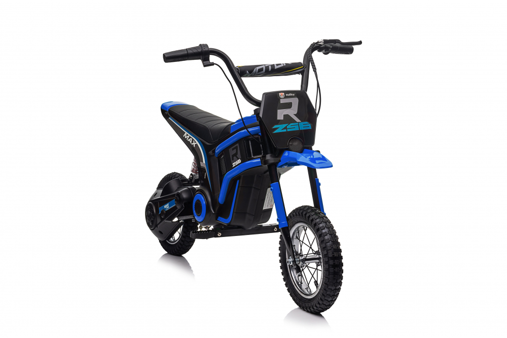 Motocicleta electrica pentru copii 5-10 ani, Kinderauto Enduro, 350W 24V, albastra [24]