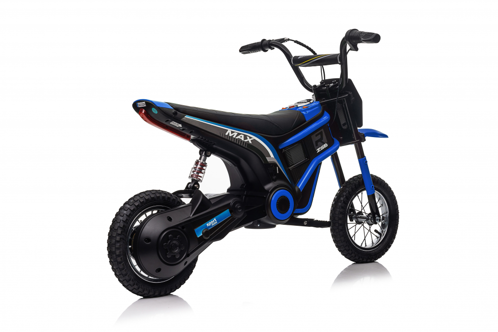 Motocicleta electrica pentru copii 5-10 ani, Kinderauto Enduro, 350W 24V, albastra [21]
