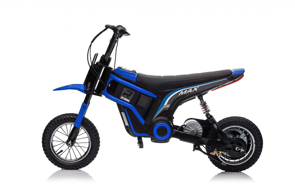 Motocicleta electrica pentru copii 5-10 ani, Kinderauto Enduro, 350W 24V, albastra [16]