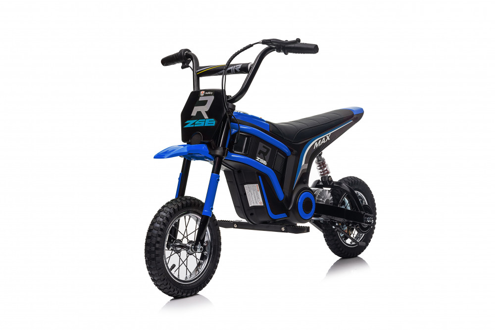 Motocicleta electrica pentru copii 5-10 ani, Kinderauto Enduro, 350W 24V, albastra [12]
