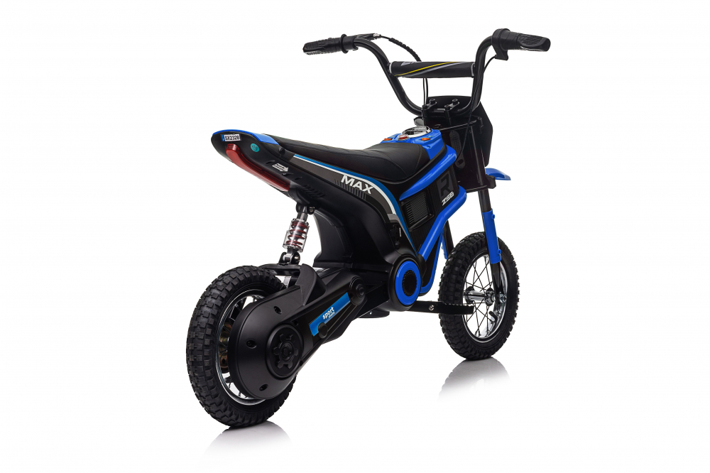 Motocicleta electrica pentru copii 5-10 ani, Kinderauto Enduro, 350W 24V, albastra [20]