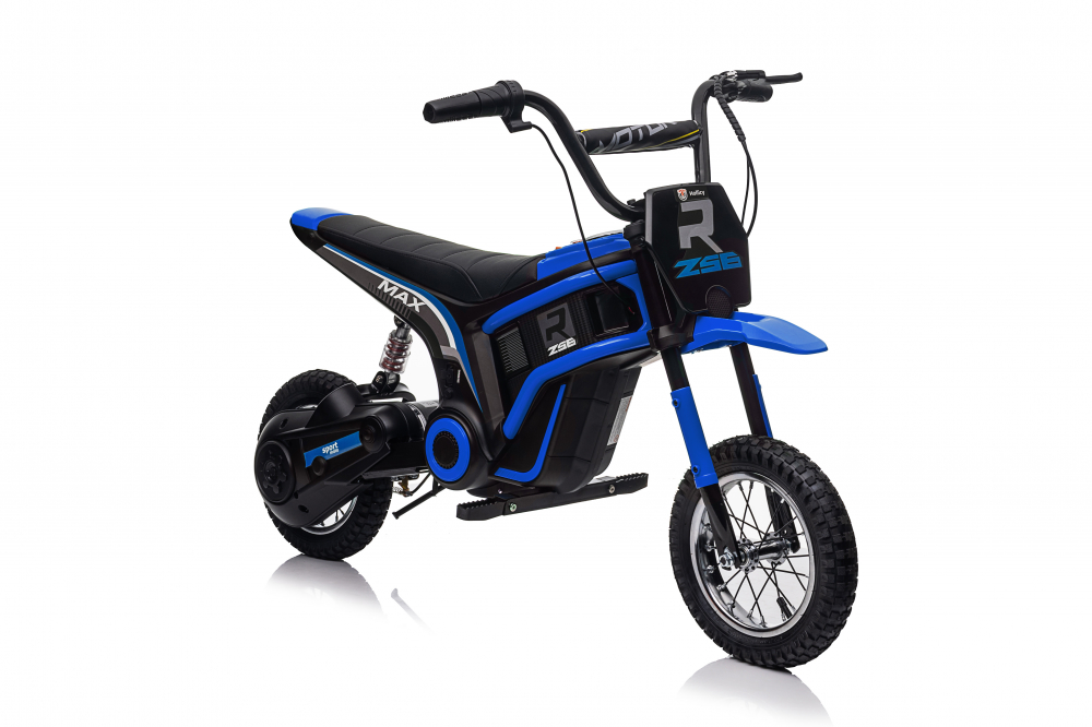 Motocicleta electrica pentru copii 5-10 ani, Kinderauto Enduro, 350W 24V, albastra [23]