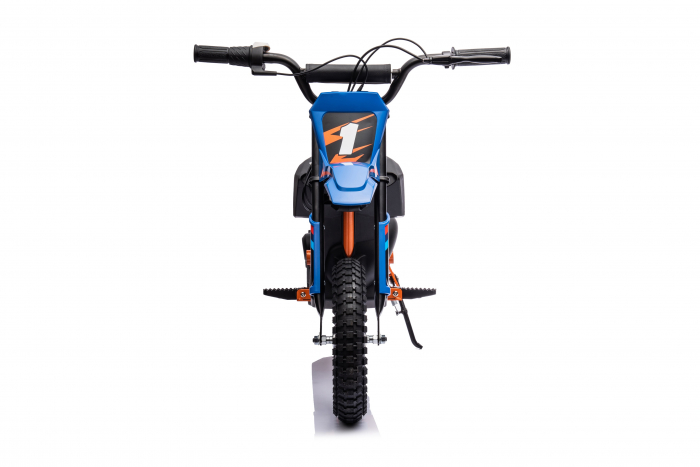 Motocicleta electrica pentru copil 4-9 ani, Kinderauto Enduro 250W 24V, culoare Albastru [19]