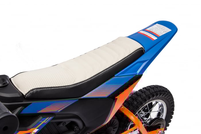 Motocicleta electrica pentru copil 4-9 ani, Kinderauto Enduro 250W 24V, culoare Albastru [26]