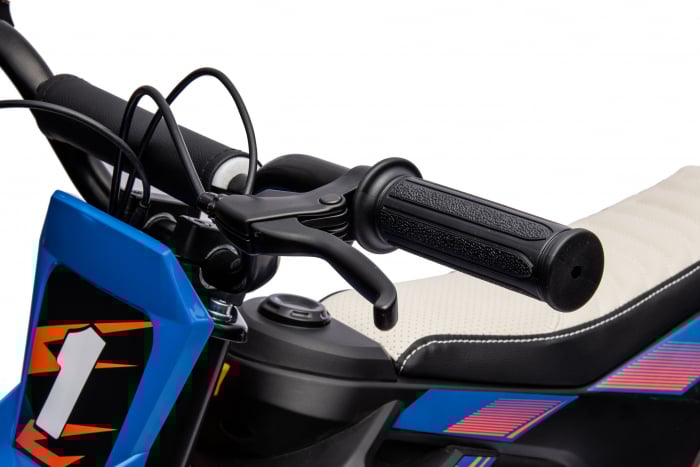 Motocicleta electrica pentru copil 4-9 ani, Kinderauto Enduro 250W 24V, culoare Albastru [40]