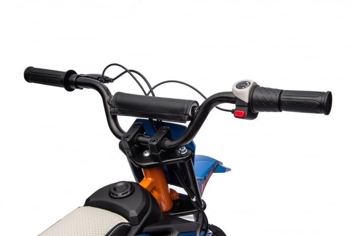 Motocicleta electrica pentru copil 4-9 ani, Kinderauto Enduro 250W 24V, culoare Albastru [38]