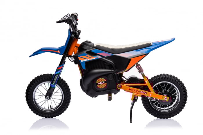 Motocicleta electrica pentru copil 4-9 ani, Kinderauto Enduro 250W 24V, culoare Albastru [21]