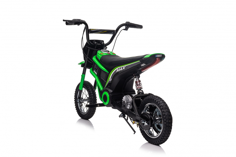 Motocicleta electrica pentru copii 5-10 ani, Kinderauto Enduro, Premium 350W, 24V, culoare verde [8]